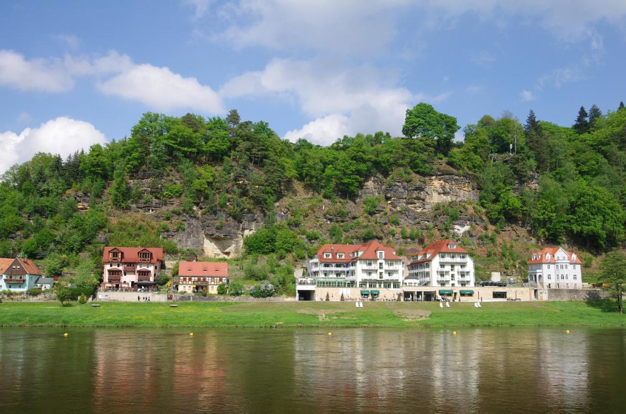 Ferienwohnungen Elbjuwel Rathen Extérieur photo